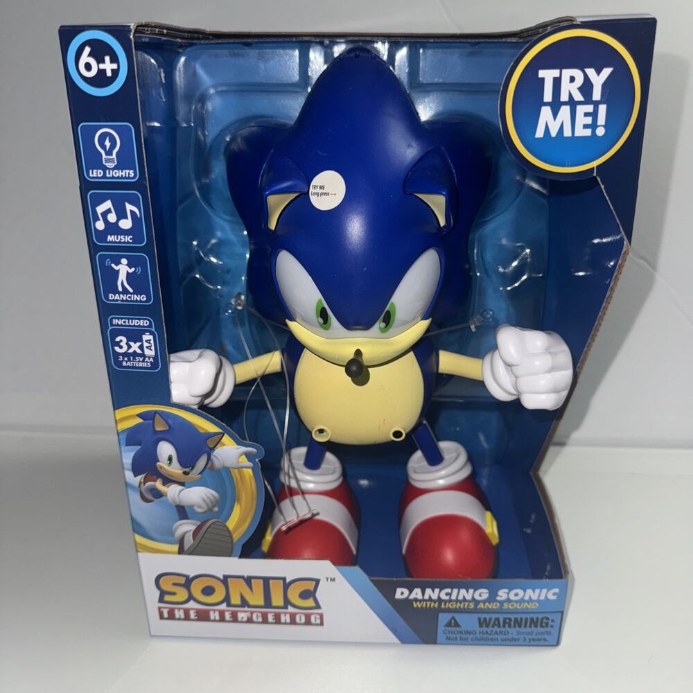 Sonic The Hedgehog Dancing LIGHT UP SOUND limited Edition Edition 10in Figure